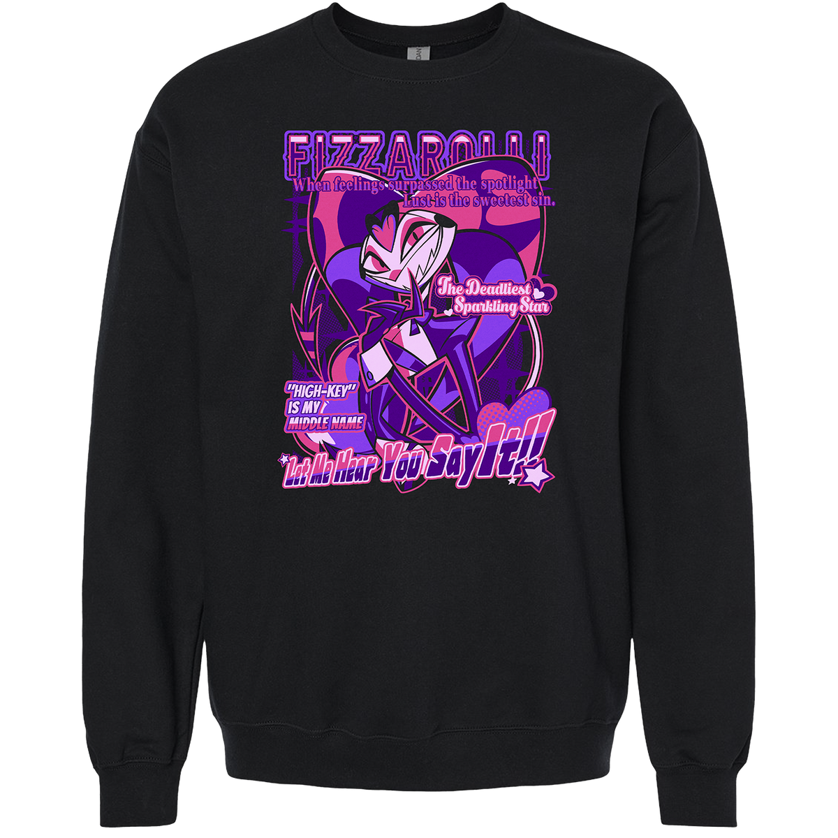 Crewneck Sweatshirt - Fizz - From Helluva Boss with Love *LAST ONE*