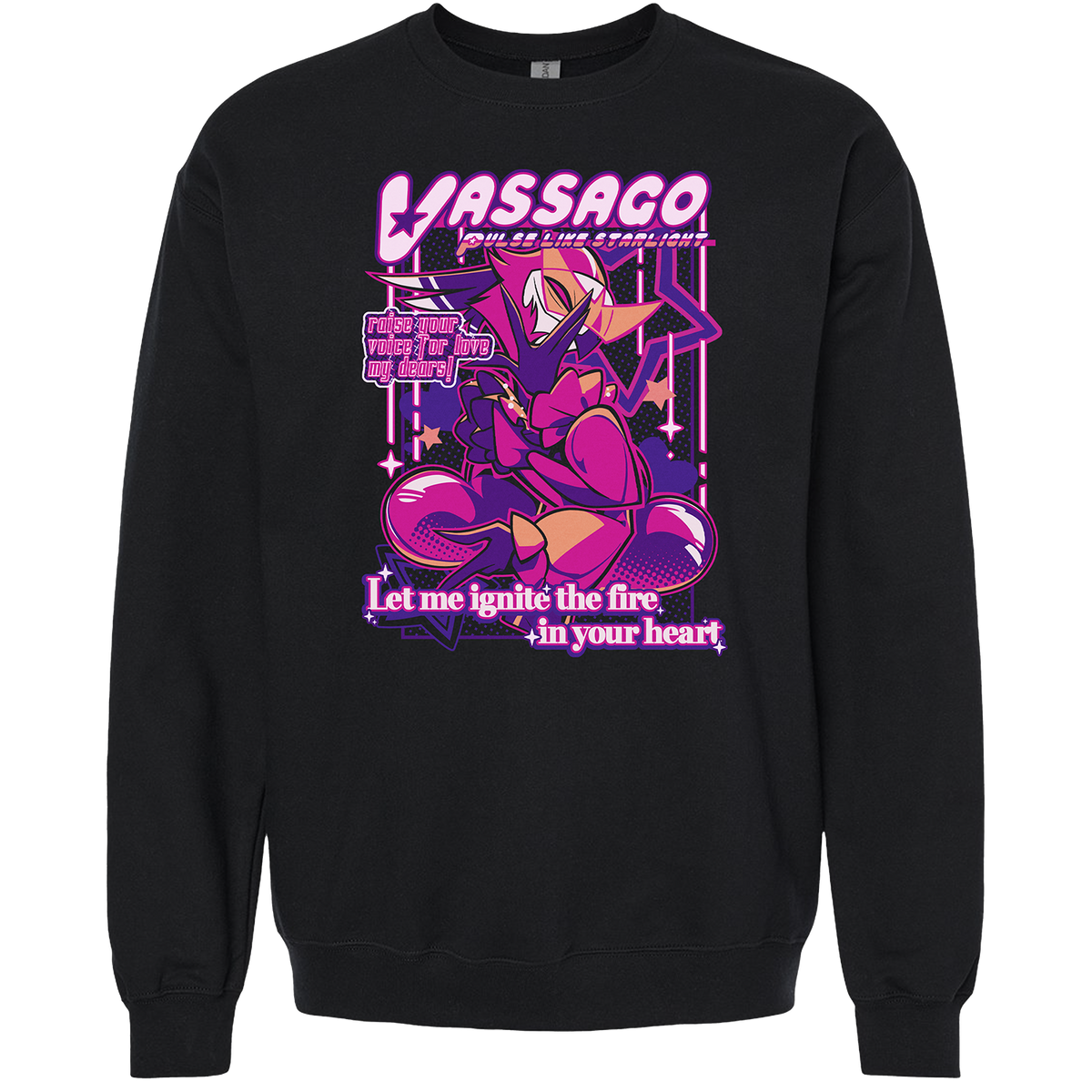 Crewneck Sweatshirt - Vassago - From Helluva Boss with Love *LIMITED STOCK*