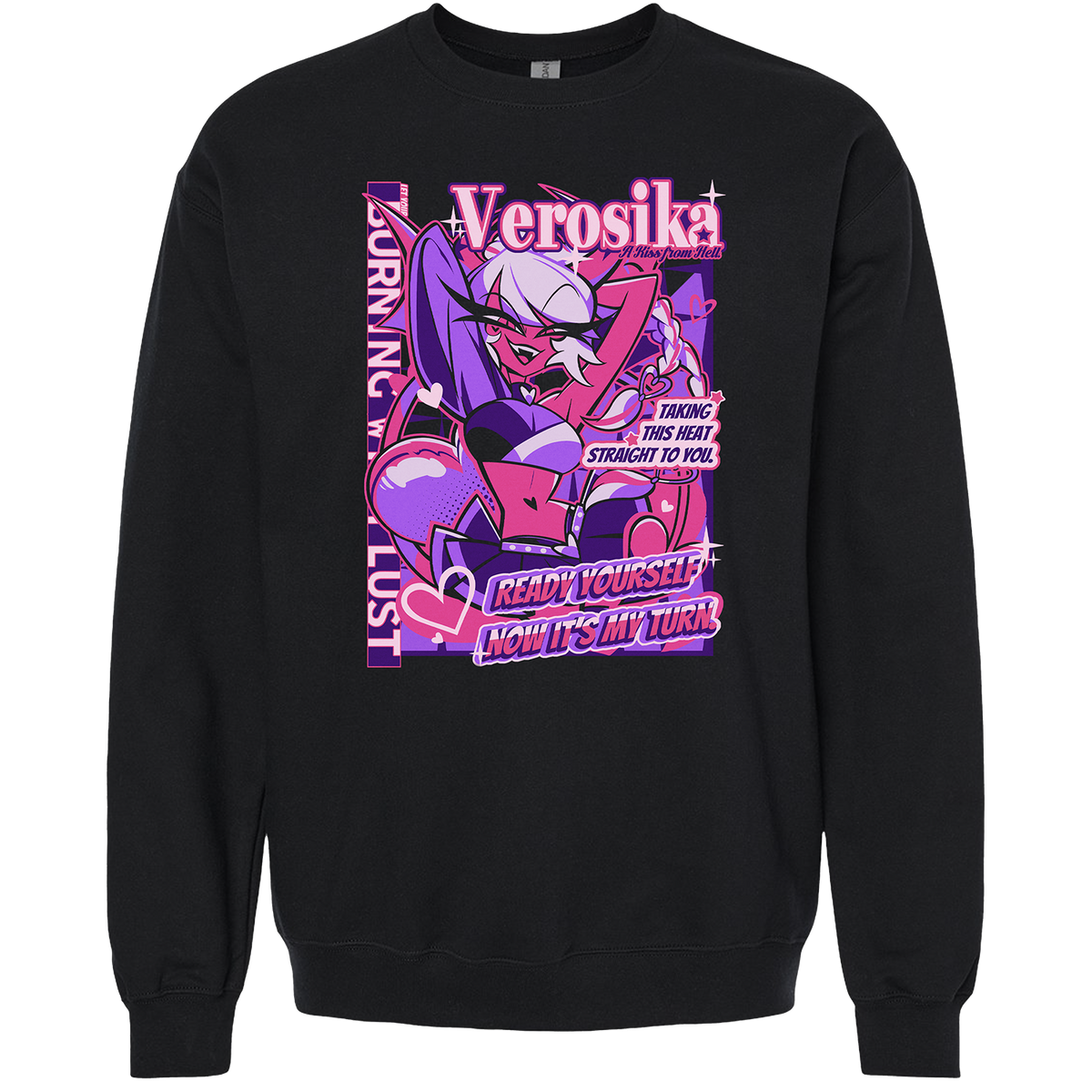 Crewneck Sweatshirt - Verosika - From Helluva Boss with Love *LIMITED STOCK*