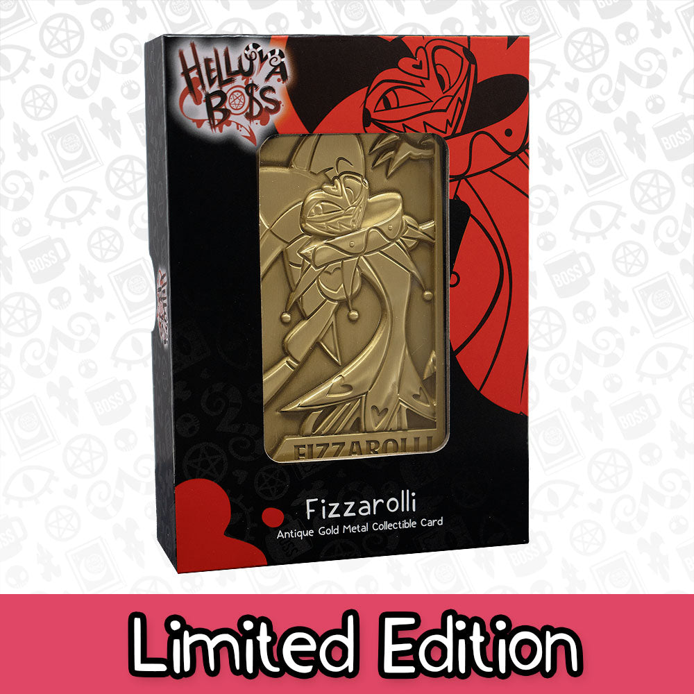 Fizzarolli Gold Plated Metal Collectible Card *CLEARANCE*