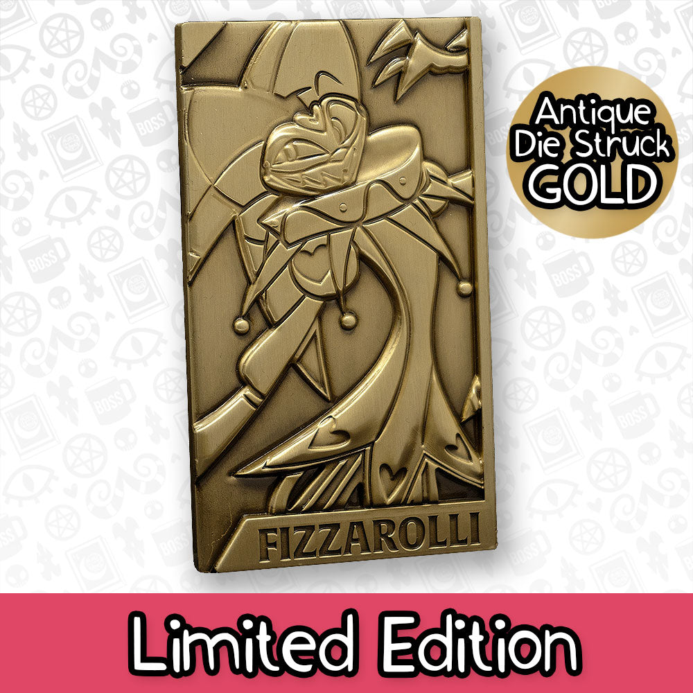 Fizzarolli Gold Plated Metal Collectible Card *CLEARANCE*