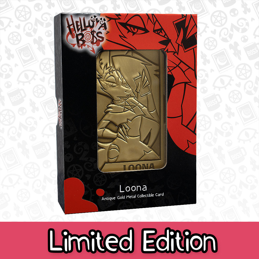 Loona Gold Plated Metal Collectible Card *CLEARANCE*