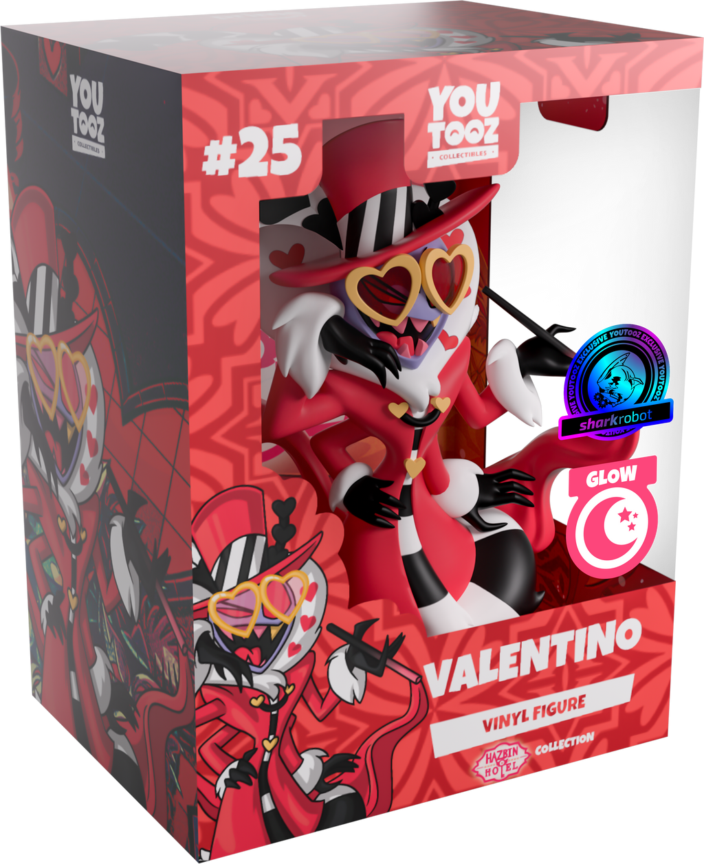 Hazbin Hotel x Youtooz - Glow in the Dark Valentino Vinyl Figure *LIMITED STOCK*