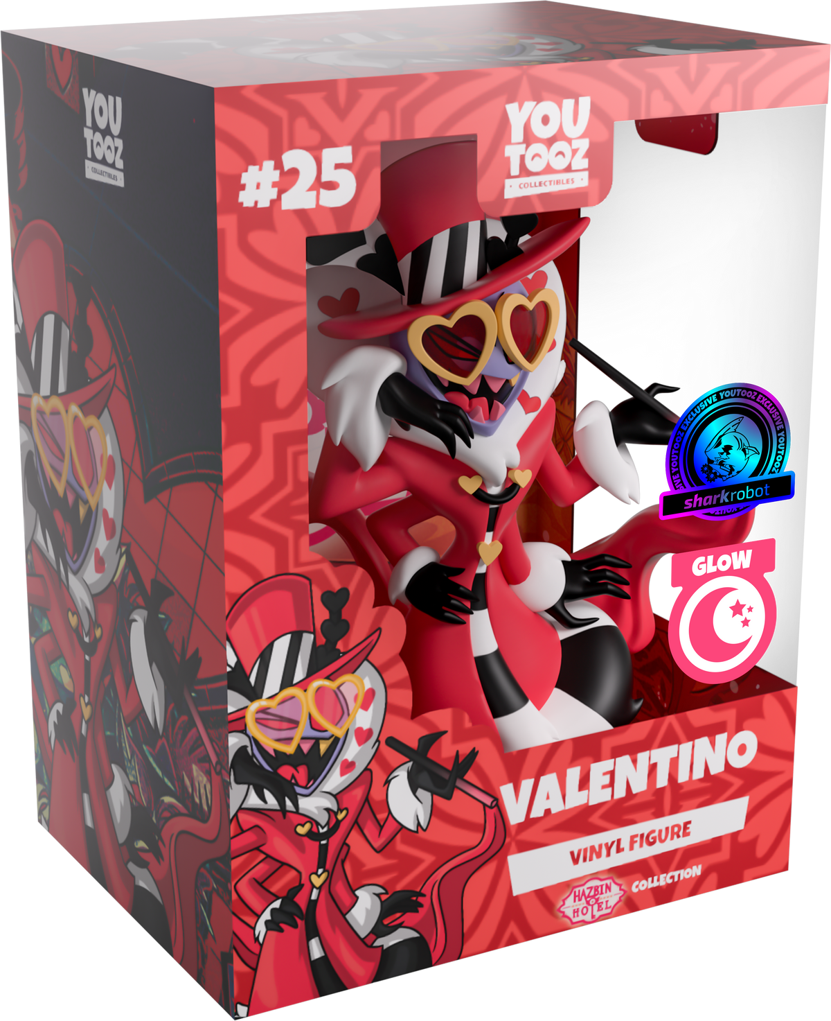 Hazbin Hotel x Youtooz - Glow in the Dark Valentino Vinyl Figure *LIMITED STOCK*