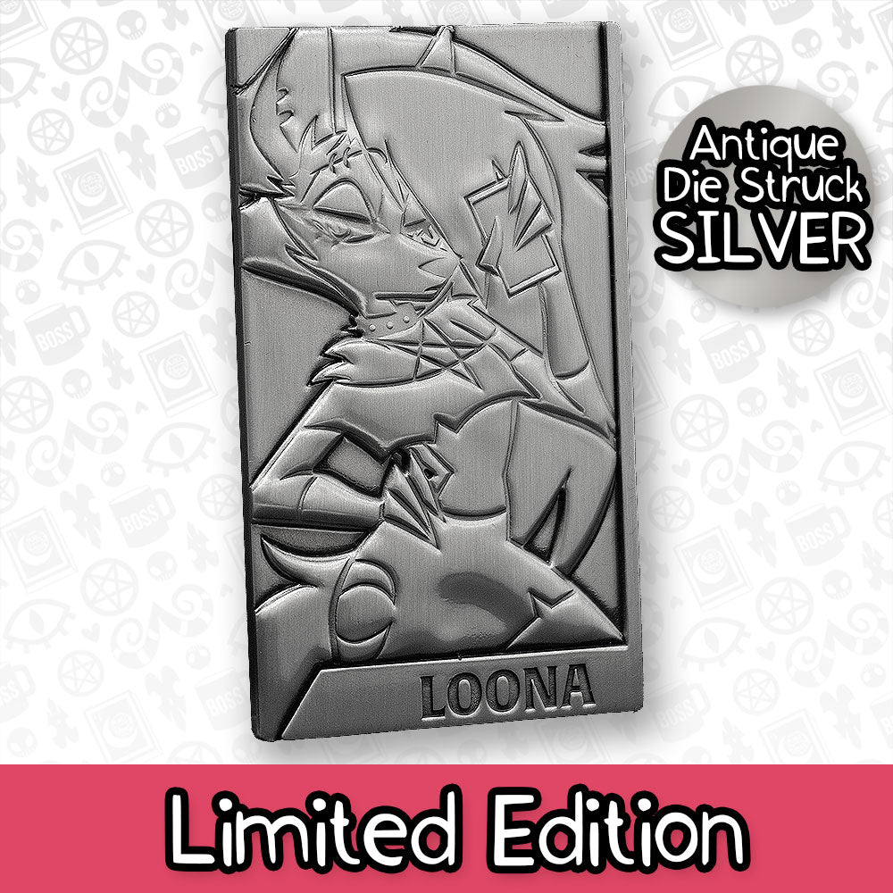 Loona Silver Plated Metal Collectible Card *CLEARANCE*