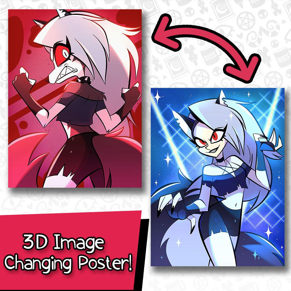 Loona Disguise Transformation Lenticular Poster *CLEARANCE*