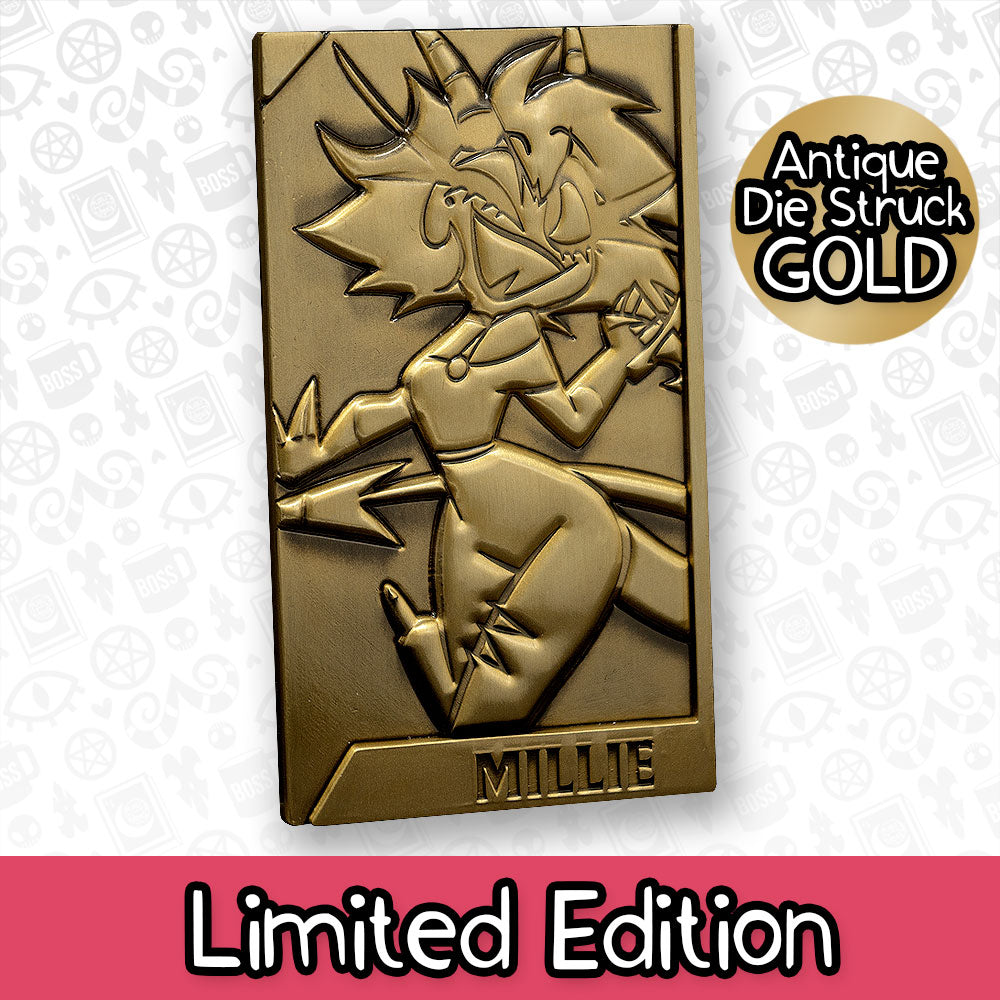 Millie Gold Plated Metal Collectible Card *CLEARANCE*