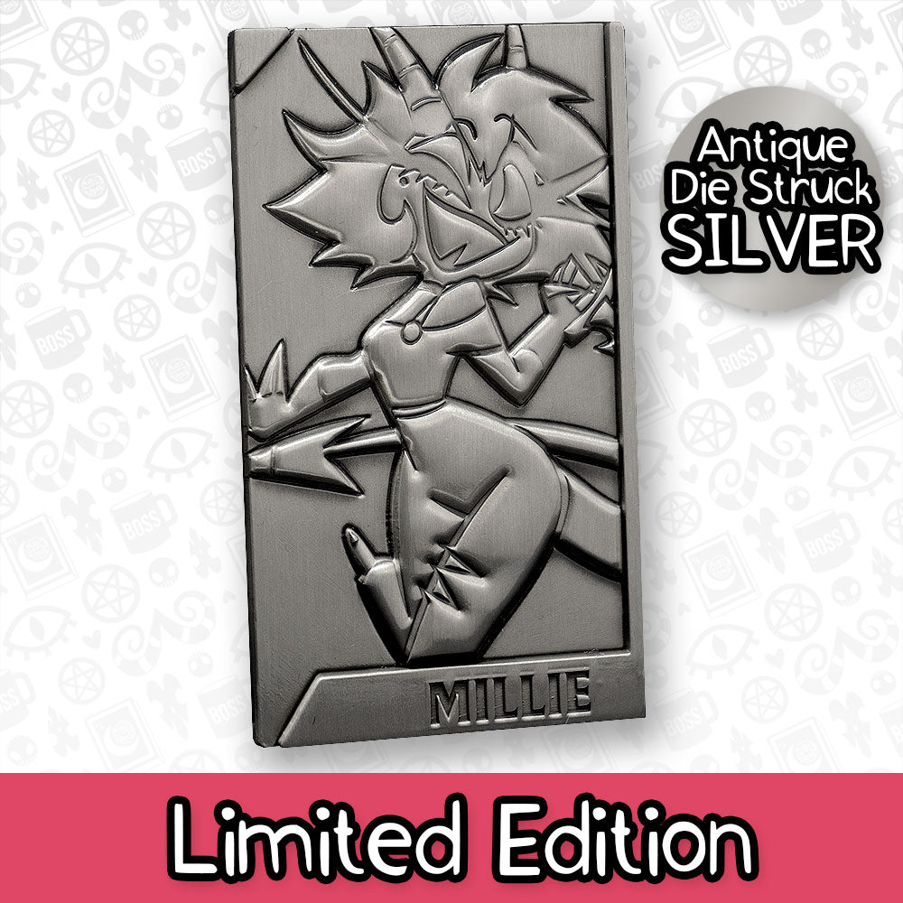Millie Silver Plated Metal Collectible Card *CLEARANCE*