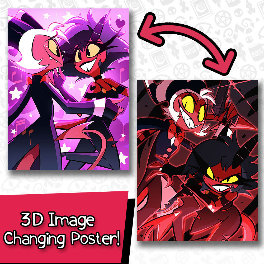 Moxxie + Millie Lenticular Poster *CLEARANCE*