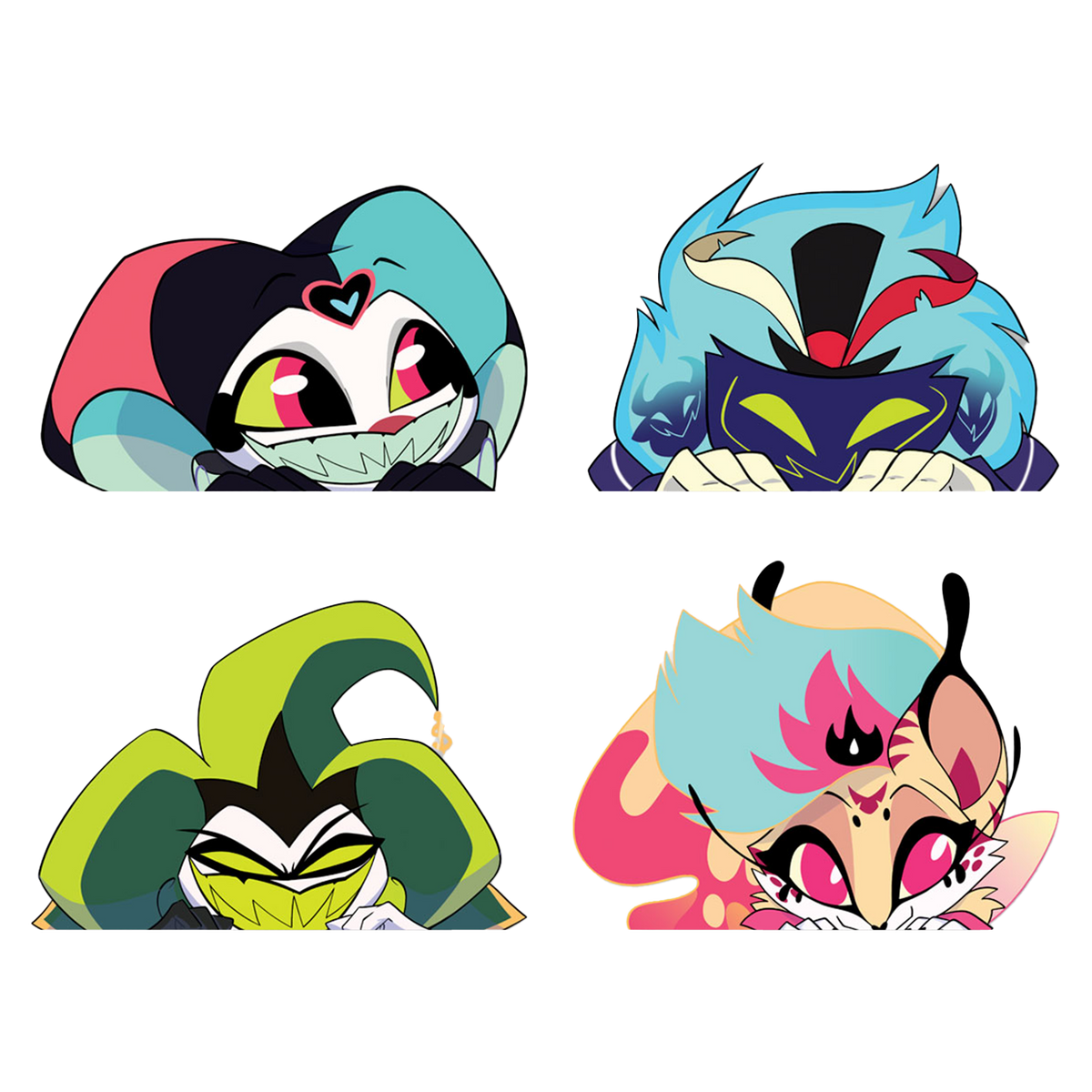 Helluva Boss Car Decal Pack 3 *CLEARANCE*