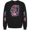 Crewneck Sweatshirt - Glitz & Glam Halloween Slasher w/Printed Sleeves *LIMITED STOCK*