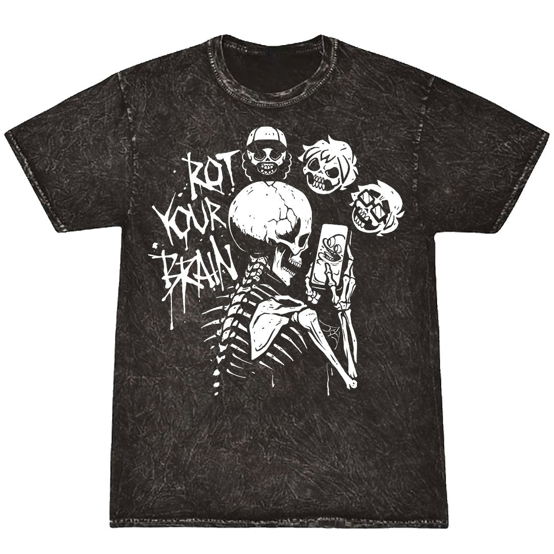 Acid Wash Shirt - Rot your Brain *PRE-ORDER*