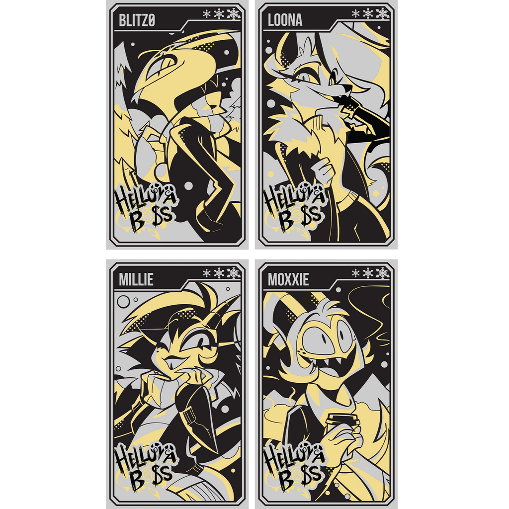 Helluva Boss Collectible Metal Cards - Winter 2024 - Wave 1 *CLEARANCE*