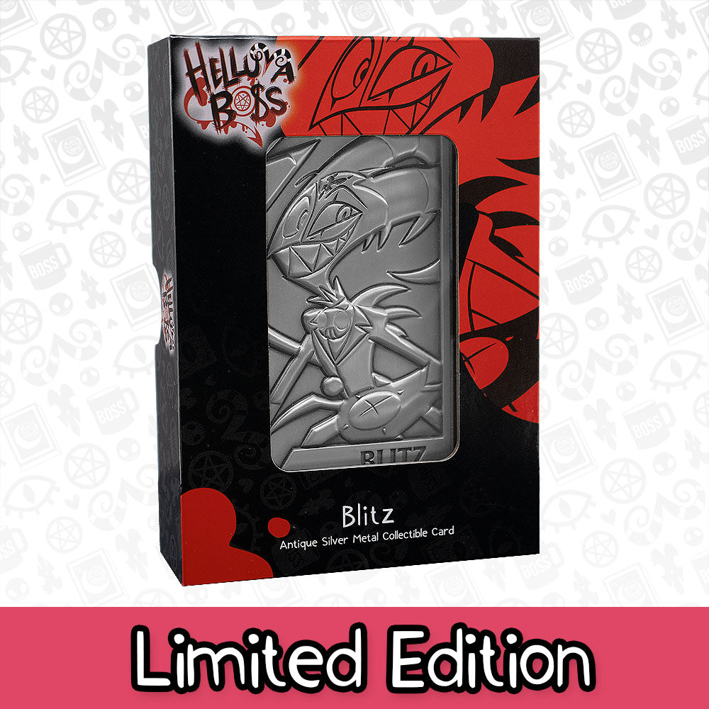 Blitz Silver Plated Metal Collectible Card *CLEARANCE*