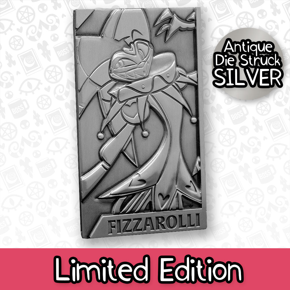 Fizzarolli Silver Plated Metal Collectible Card *CLEARANCE*