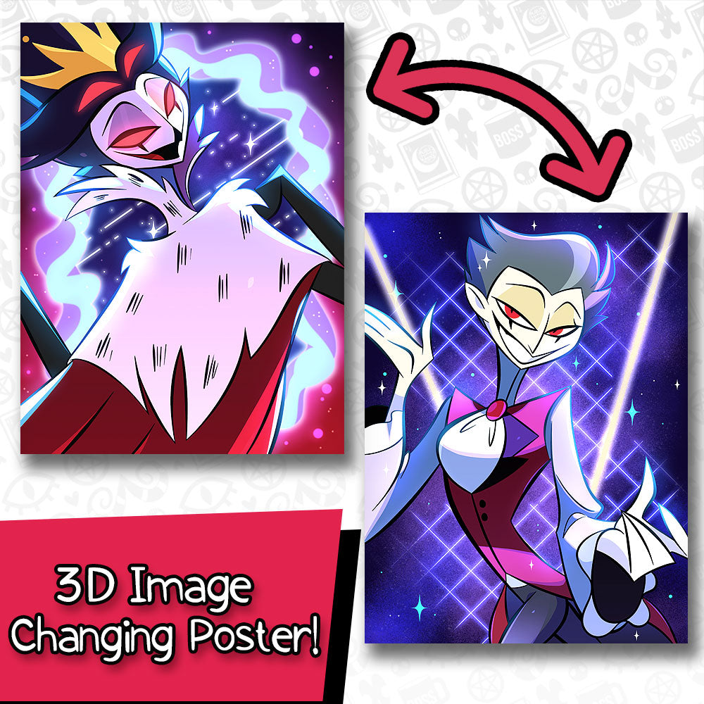 Stolas Disguise Transformation Lenticular Poster *CLEARANCE*