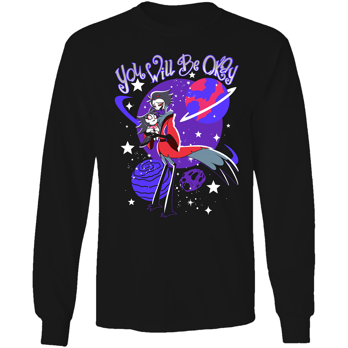 Long Sleeve Shirt -Stolas/Octavia - You Will Be Okay *LIMITED STOCK*